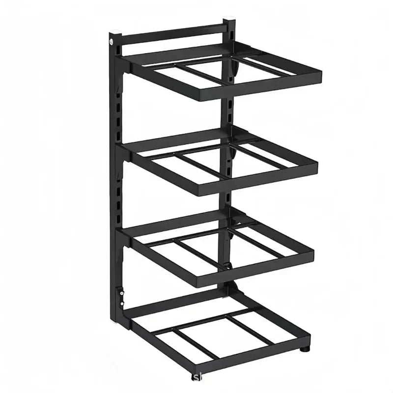 Kitchen Shelf Space-saving Kitchenware Storage Rack Adjustable Pot Rack 3-4 Tiers Under Sink/Corner Applicable