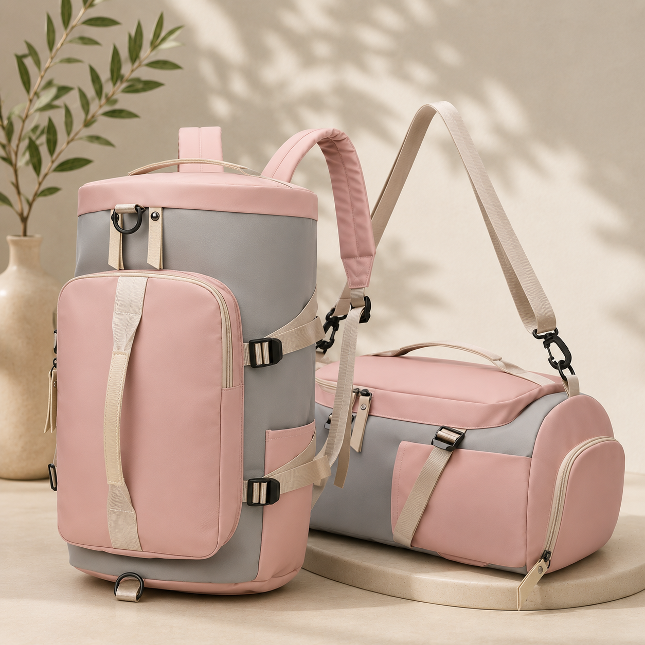 Women Gym Bag Backpack Fitness Bags for Shoes Outdoor Shoulder Gym Sac De Sport Student Sportbag Travel Bag Daily