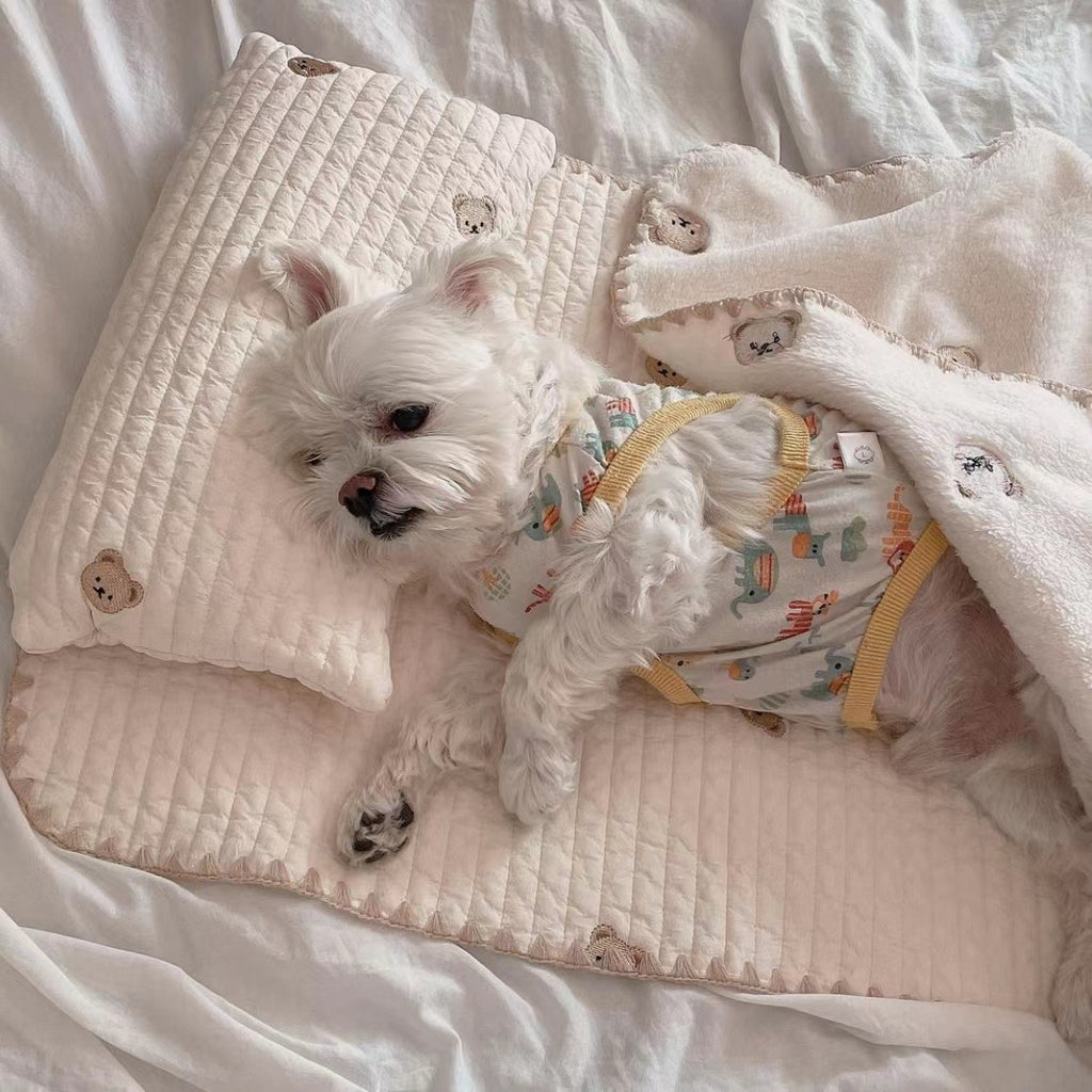 Removable Washable Pet Dog Bed Set