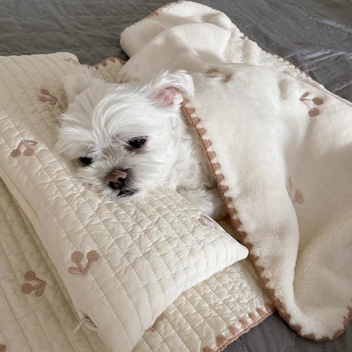 Removable Washable Pet Dog Bed Set
