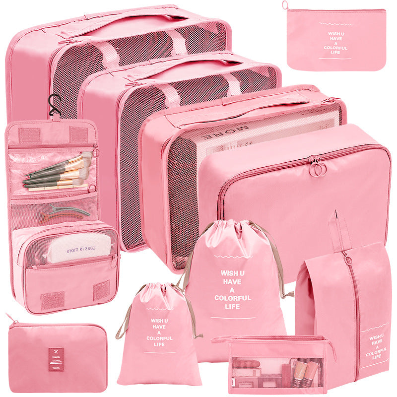 Travel Storage Bag Set for Toiletries Cosmetics and Digital Accessories