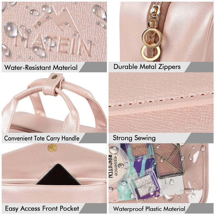 Travel Makeup & Toiletry Bag – Portable Cosmetic Organizer for Travel & Everyday Use