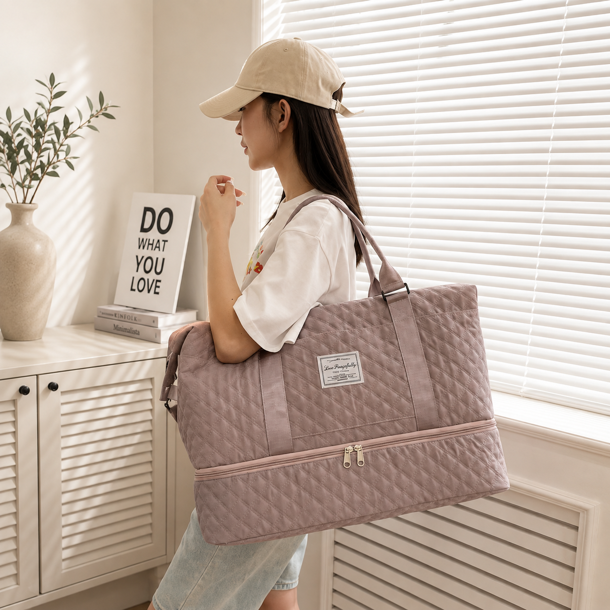 Sporty Dual Compartment Gym Sack