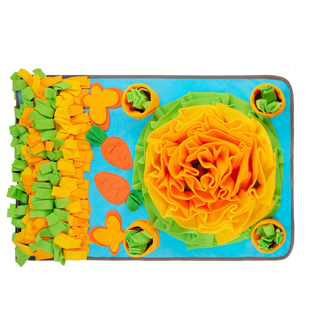 Interactive Dog Snuffle Mat – Plush Feeding Mat for Mental Enrichment & Slow Feeding (50 × 80 cm)