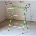 Folding Metal Side Table – Portable Indoor & Outdoor Tray Table for Patio, Balcony & Living Room