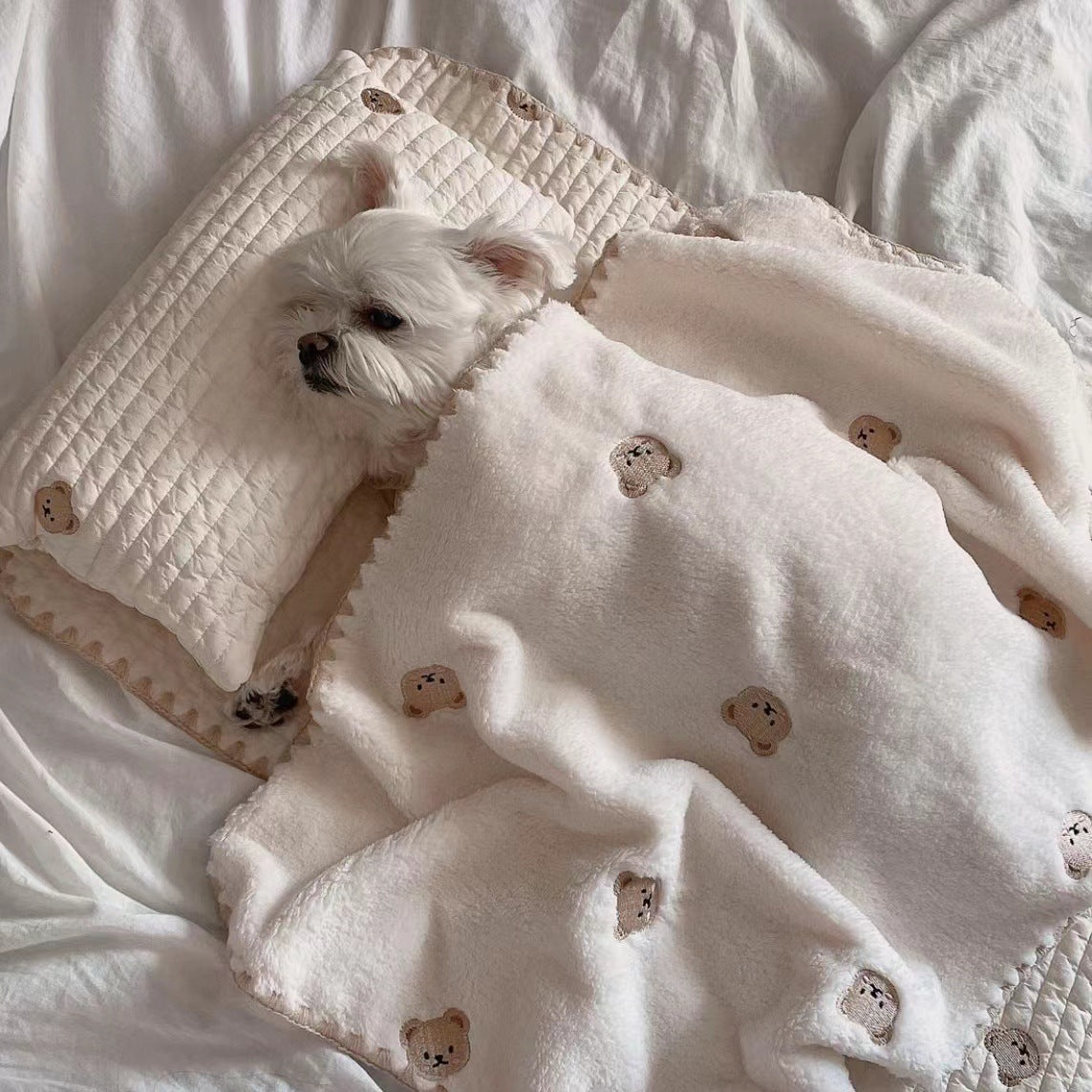 Removable Washable Pet Dog Bed Set