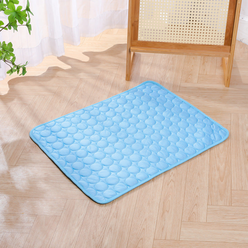Pet Ice Silk Cooling Mat Summer Cooling Pad Dog Scratch-Resistant Cooling Mat