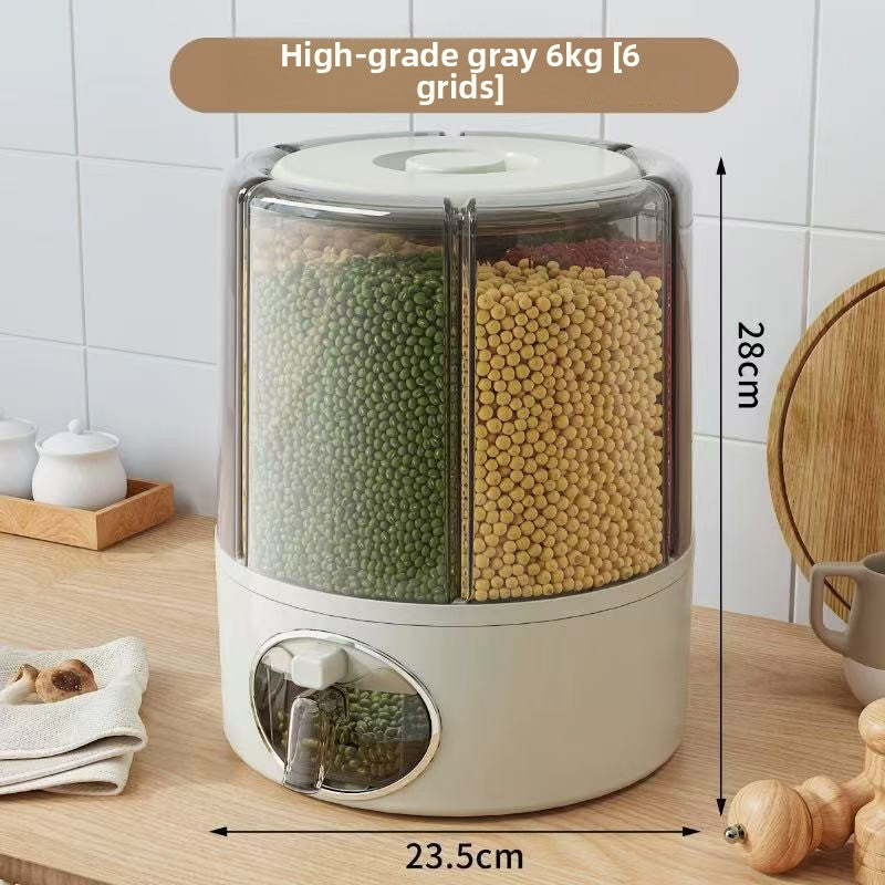 Sealed Rotating Grain Storage Container