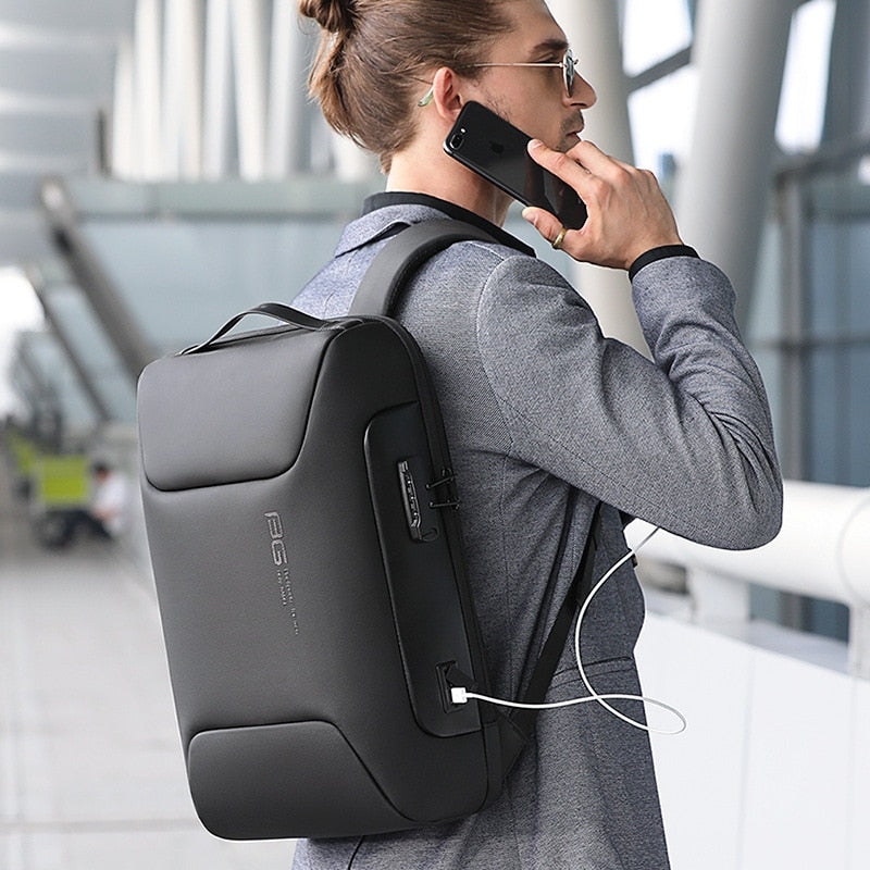 BANGE Anti-Theft Laptop Backpack – Waterproof 15.6" Business Travel Backpack