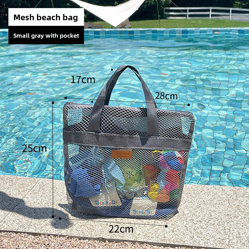 Large Capacity Mesh Beach Storage Bag