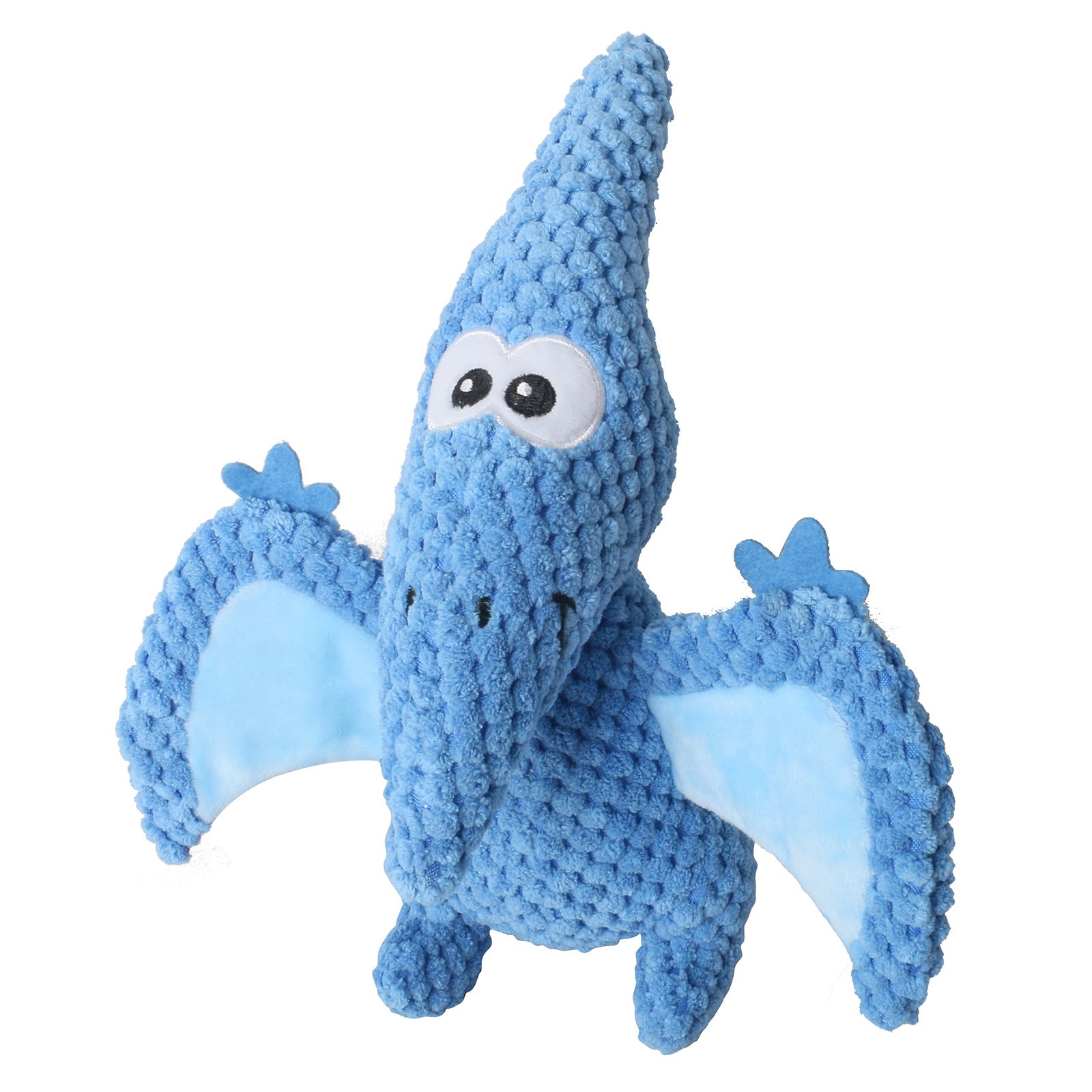 Plush Pterosaur Dog Toy – Squeaky Crinkle Dinosaur Chew Toy for Puppies & Small to Medium Dogs