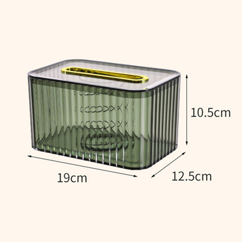 Household Tissue Box Storage Box Living Room Coffee Table Creative Storage Box Bathroom Spring Paper Box