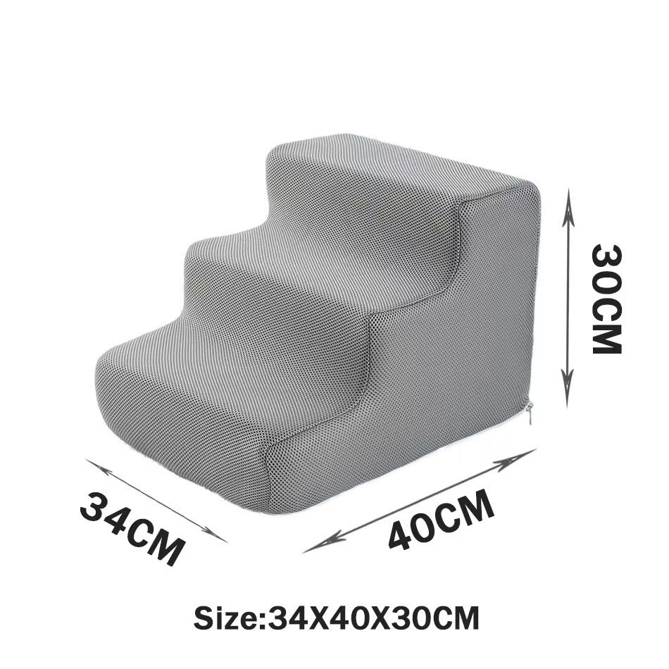 Removable Washable Pet Stairs Non-Slip Dog Bed Steps