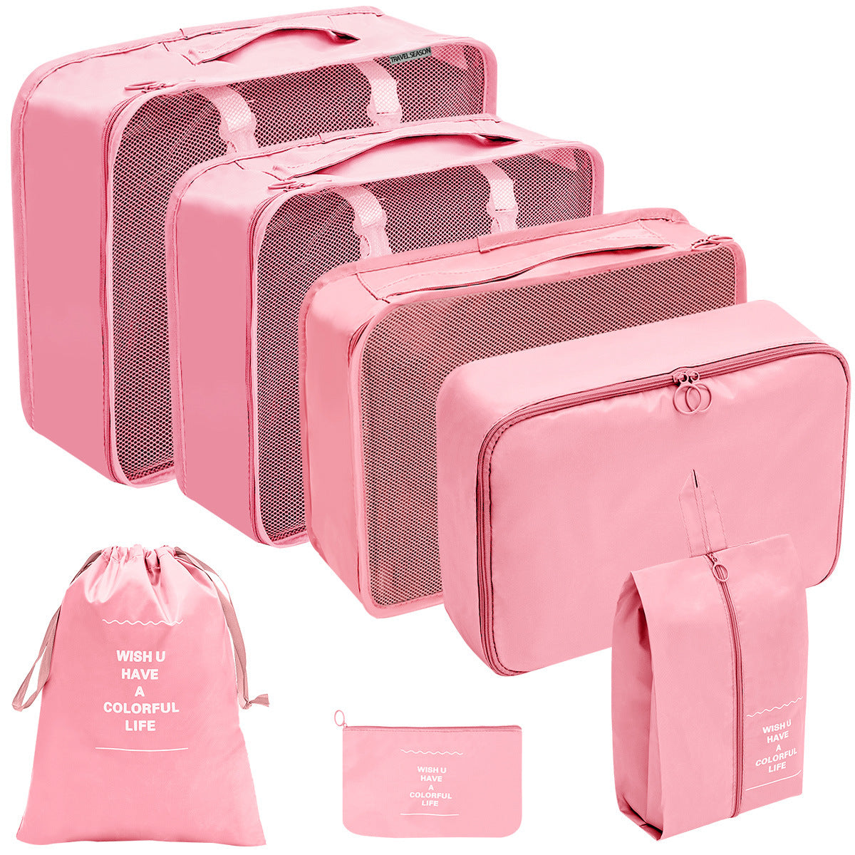 Travel Storage Bag Set for Toiletries Cosmetics and Digital Accessories
