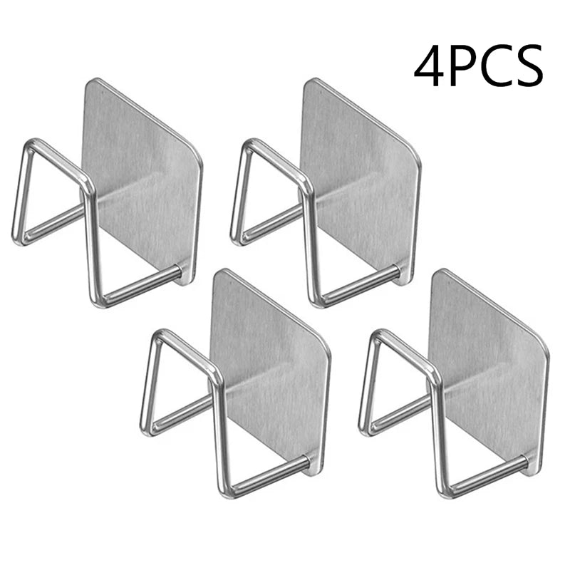New 4PCS Kitchen Storage Rack Wall Mounted Pot Cover Rack Cabinet Bottom Cutting Board Rack Vegetable Board Storage Rack