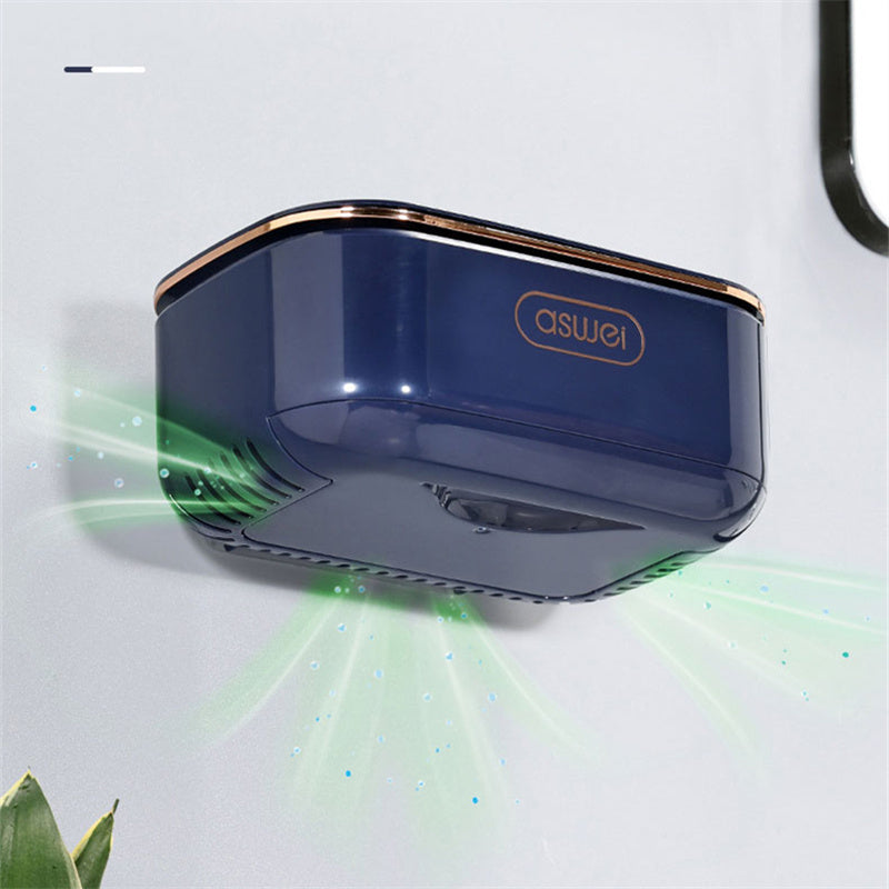 Flip-Top Soap Box Wall-Mounted Draining Soap Holder