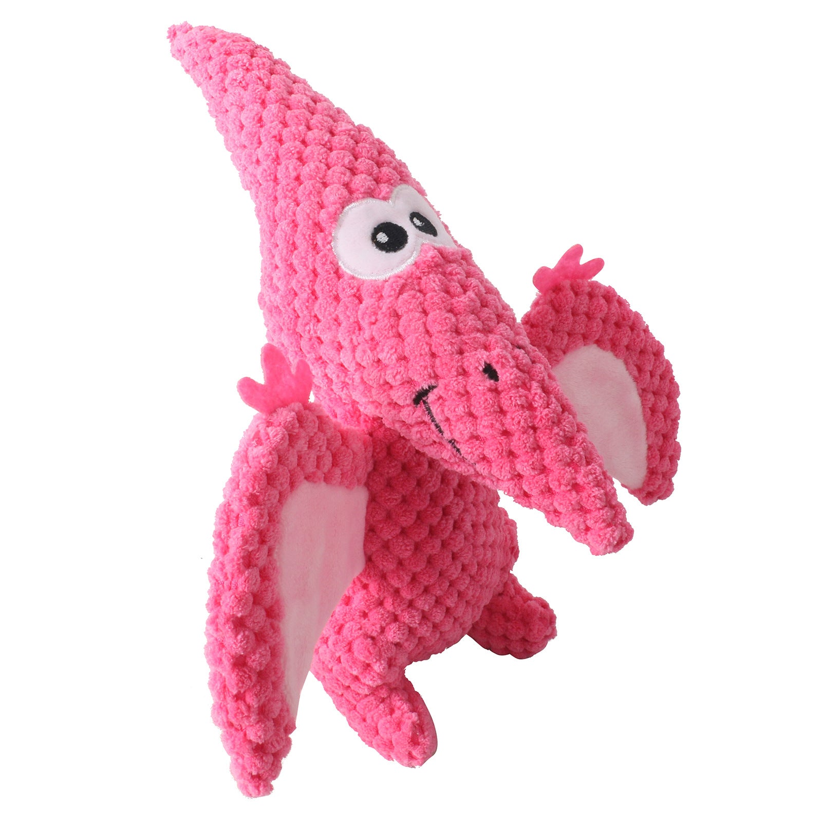 Plush Pterosaur Dog Toy – Squeaky Crinkle Dinosaur Chew Toy for Puppies & Small to Medium Dogs