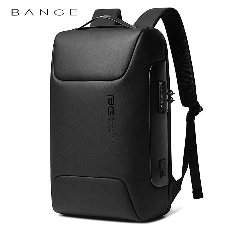 BANGE Anti-Theft Laptop Backpack – Waterproof 15.6" Business Travel Backpack
