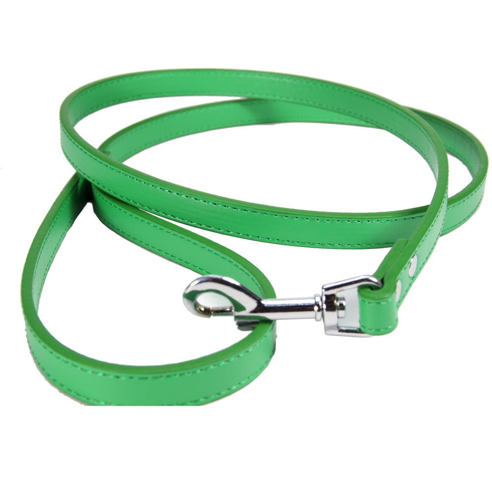 Premium PU Leather Pet Leash – Durable Anti-Loss Walking Lead for Dogs & Cats