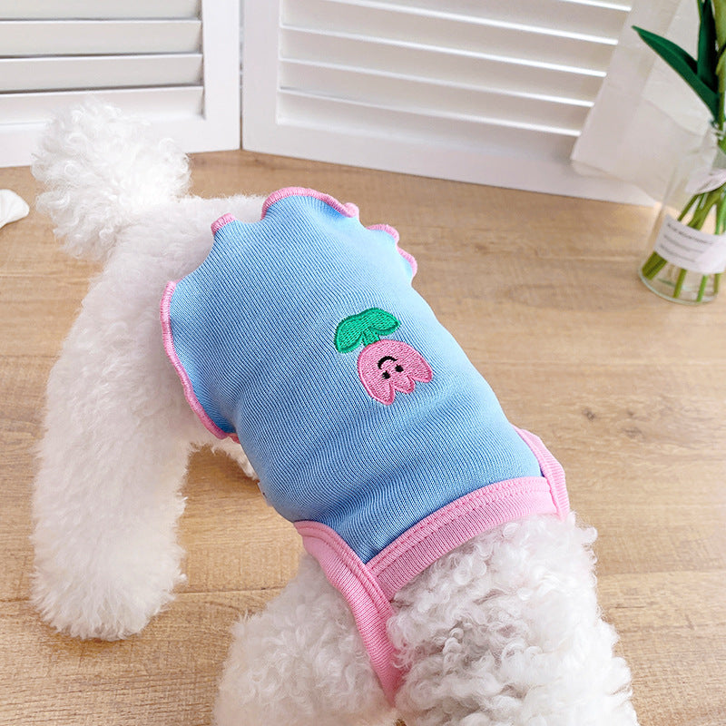 Lightweight Mesh Pet T-Shirt – Breathable Summer Shirt for Small Dogs & Cats