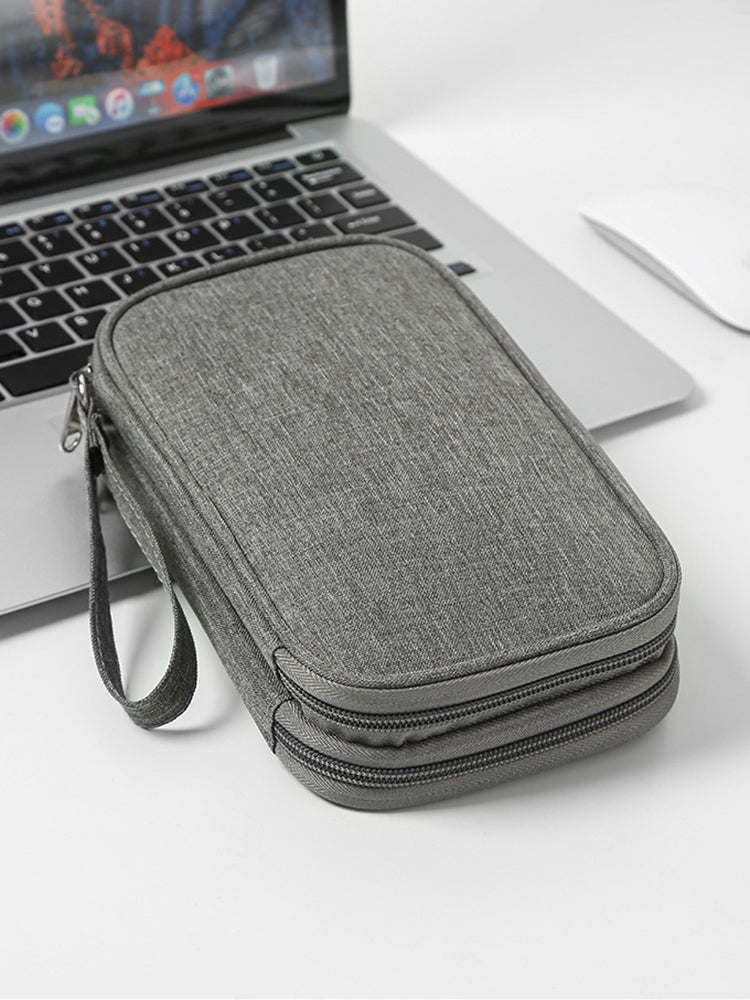 Portable Travel Tech Organizer – Flat Digital Accessories Storage Case