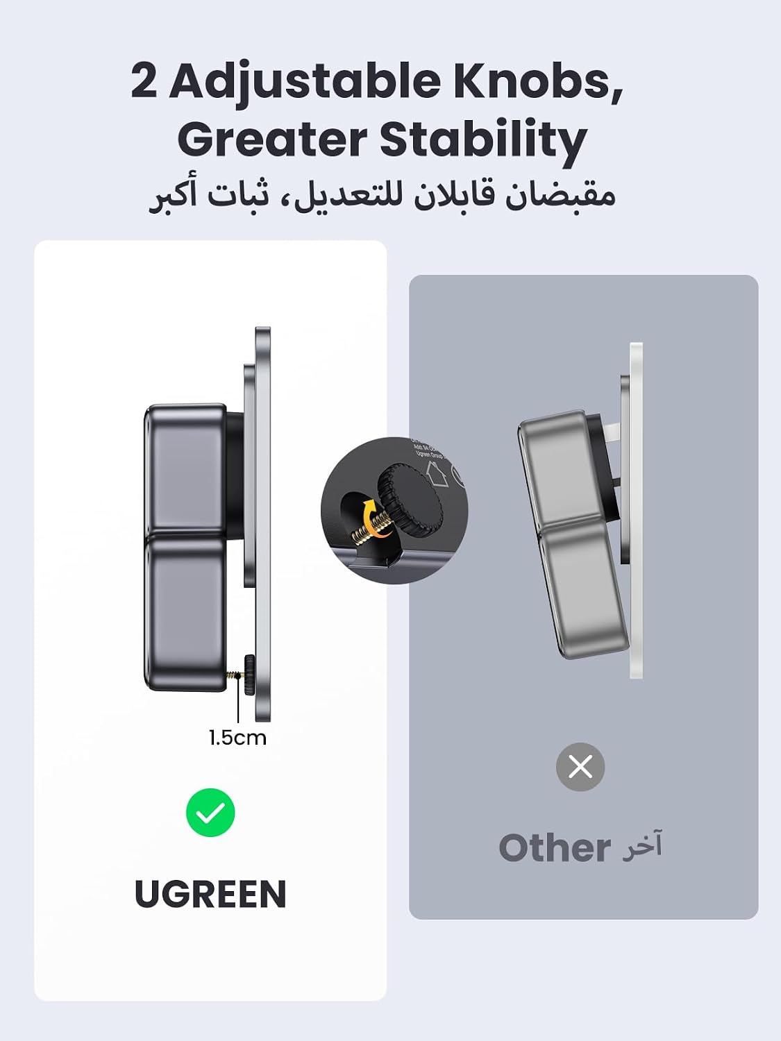 UGREEN شريط طاقة 6 في 1 GaN واقي من زيادة التيار مع PD 30W USB-C، كابل تمديد للحماية الحمل الزائد/الدائرة القصيرة/السخونة الزائدة و3 منافذ، مقابس المملكة المتحدة سلك بطول 2 متر للمنزل والمكتب والسفر