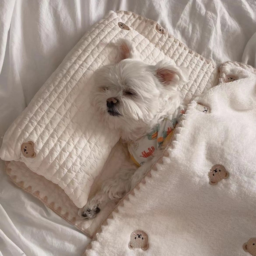 Removable Washable Pet Dog Bed Set