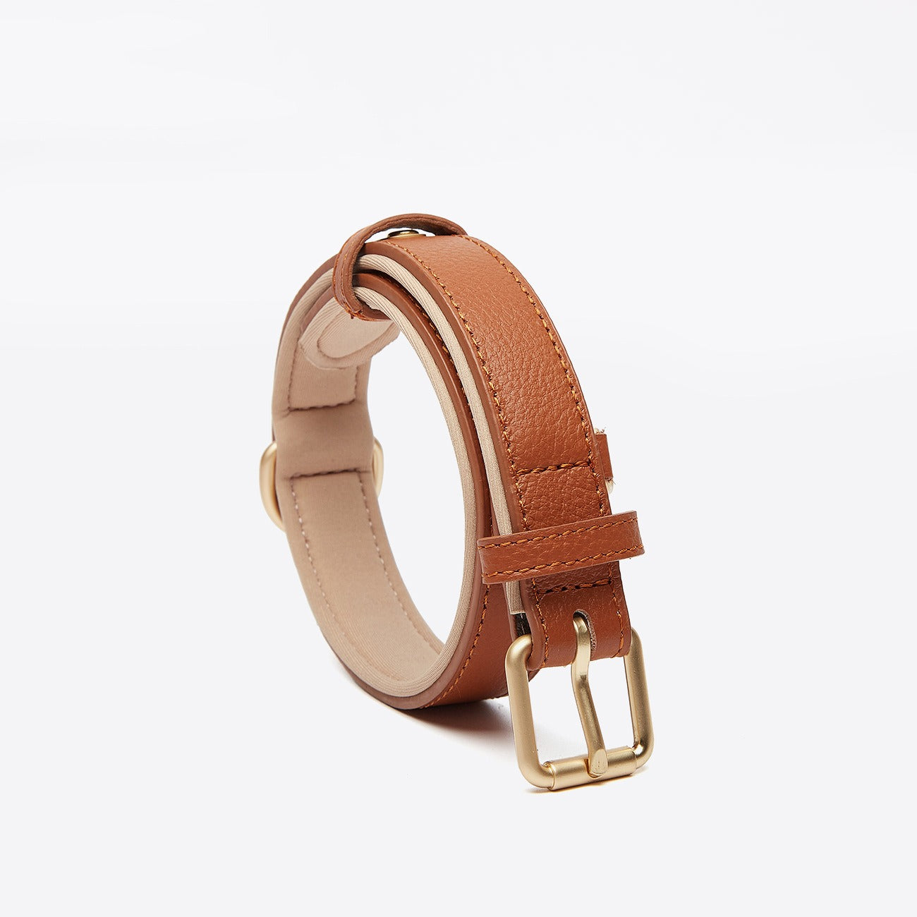 Luxury Leather Dog Collar – Wide Adjustable Wear-Resistant Collar for Dogs