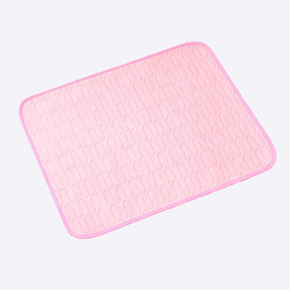 Pet Ice Silk Cooling Mat Summer Cooling Pad Dog Scratch-Resistant Cooling Mat
