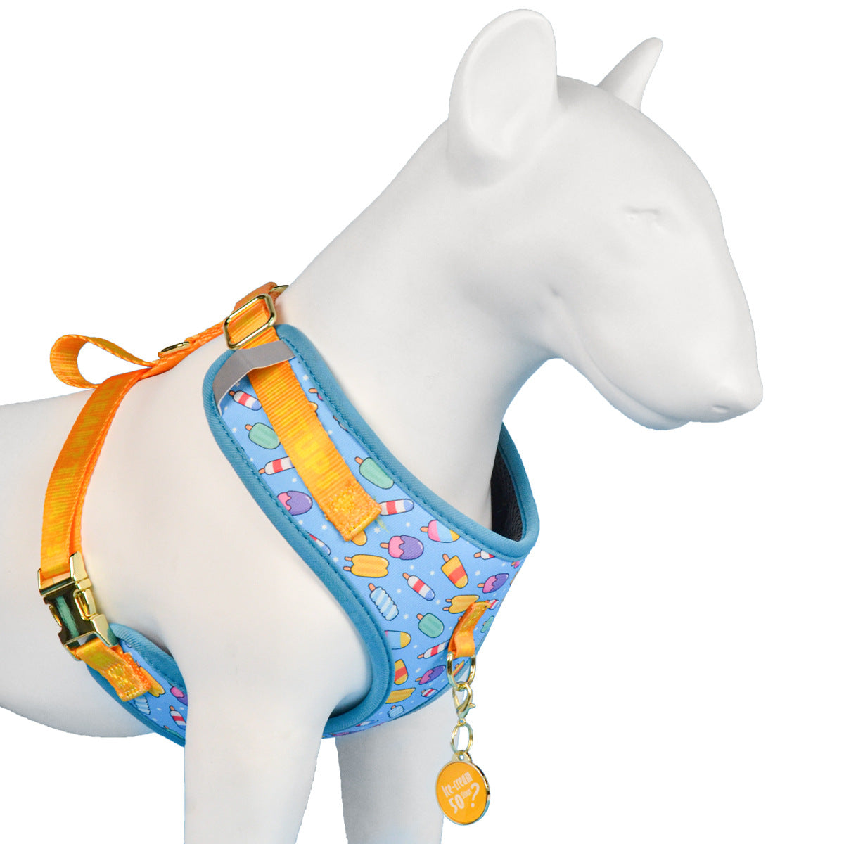 Adjustable Dog Harness with ID Tag