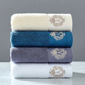 Luxury 100% Cotton Embroidered Towel Set – Soft Bath & Hand Towels