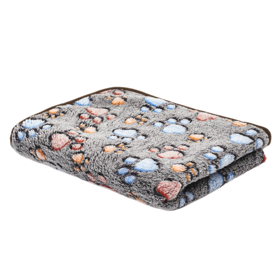 Coral Velvet Pet Warm Blanket for Dogs and Cats