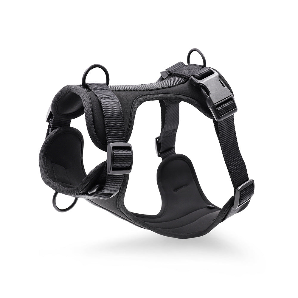 Waterproof PVC Dog Harness & Leash Set – Adjustable Anti-Bite Harness for Small & Medium Dogs