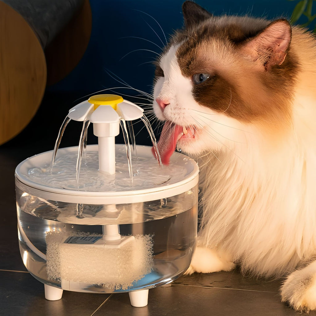 1200ml Automatic Pet Water Fountain – USB Quiet Filtered Water Dispenser for Cats & Dogs