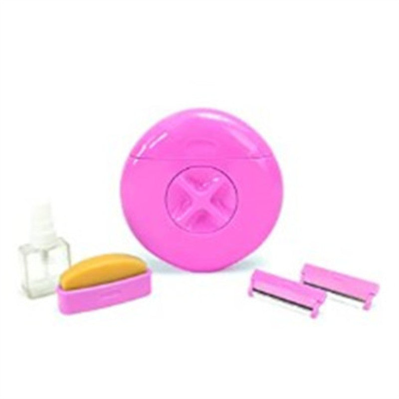 Portable Women's Shaver with Soap and Travel Case