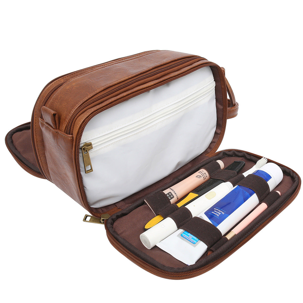 Men's Travel Toiletry Bag – Waterproof Dopp Kit & Grooming Organizer