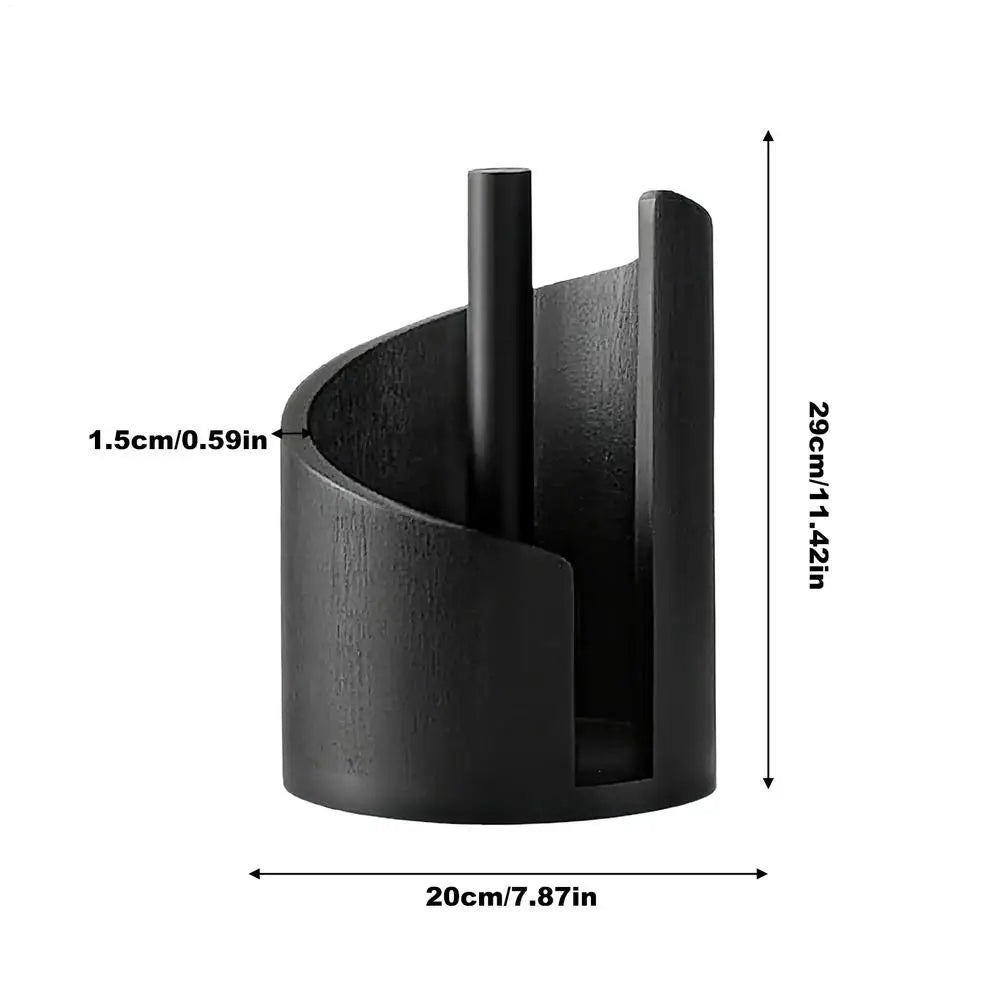 Paper Towel Holder & Napkin Dispenser Stand – Freestanding Kitchen Roll Holder for Countertop, Bathroom, Dining Table & Cabinet Organization