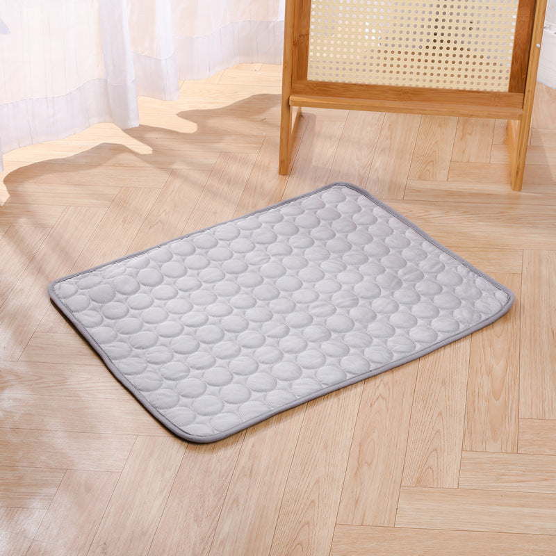 Pet Ice Silk Cooling Mat Summer Cooling Pad Dog Scratch-Resistant Cooling Mat