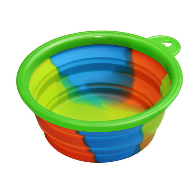 Foldable Silicone Travel Pet Bowl