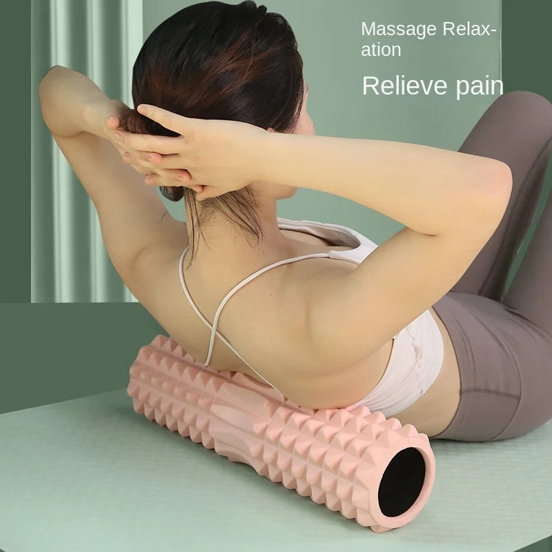 Muscle Relaxation Thin Spiked Club Calf Massage Stick Fitness Professional Equipment Foam Roller