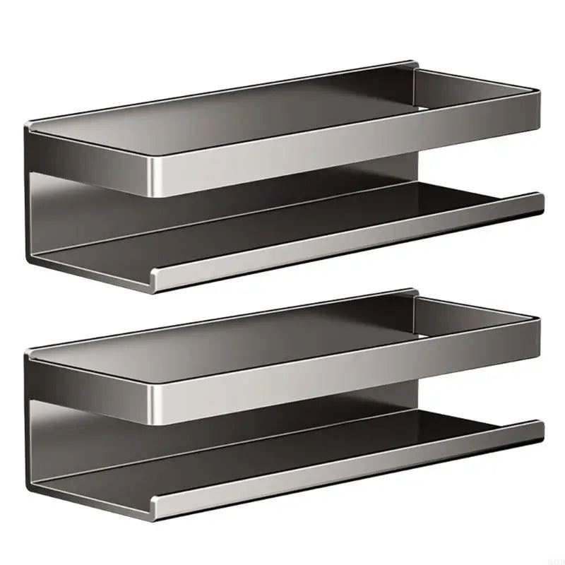 Strong Refrigerator Organizers Rust Resistant Carbon Steel None drill Space Saving Kitchen Fridge Shelf Enduring M4YD
