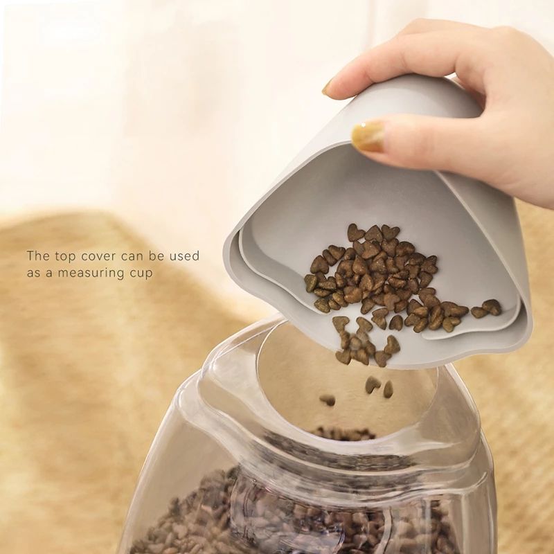 Sailboat Pet Feeding Bowl – Transparent Large Capacity Food & Water Bowl for Cats & Dogs