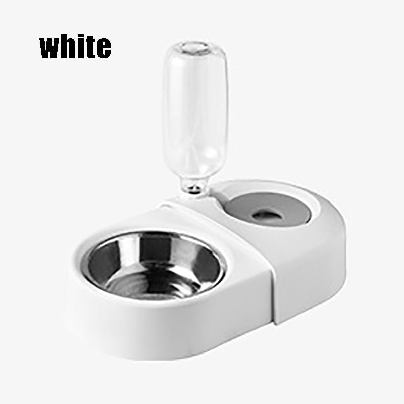 Automatic Pet Water Dispenser & Double Food Bowl for Dogs & Cats