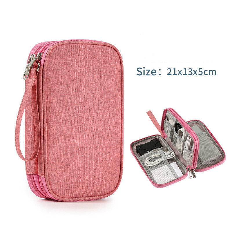 Portable Travel Tech Organizer – Flat Digital Accessories Storage Case