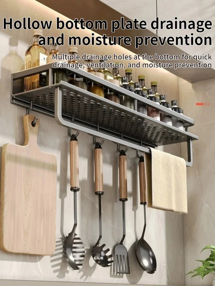 Kitchen Spice Storage Knives Holder Knife Stand Spice Rack Organizer Knives Holder Spoon and Chopsticks Rest Hanging Organizers