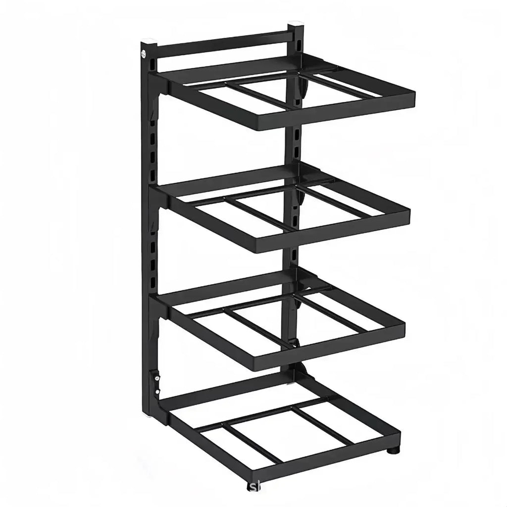 Kitchen Shelf Space-saving Kitchenware Storage Rack Adjustable Pot Rack 3-4 Tiers Under Sink/Corner Applicable
