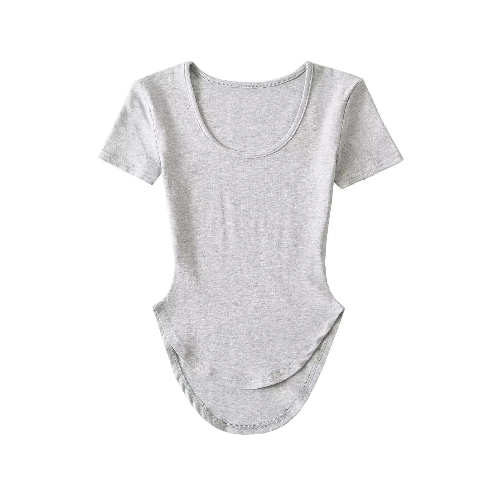 U-neck Sports Yoga T-shirt for Women