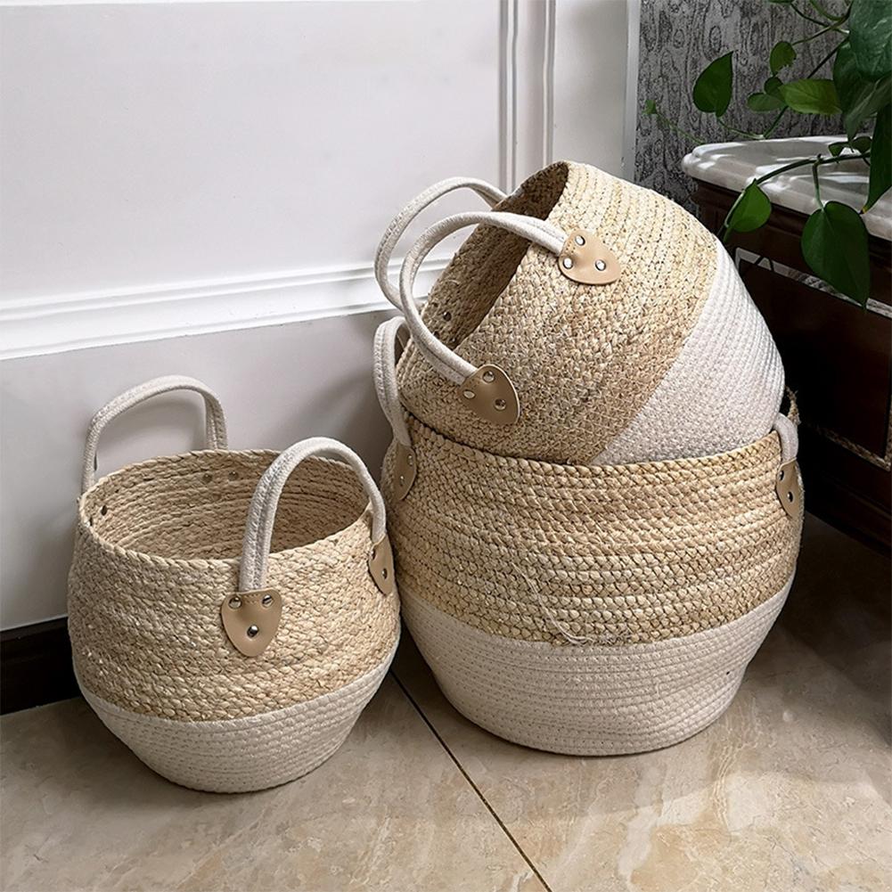 Woven fruit container
