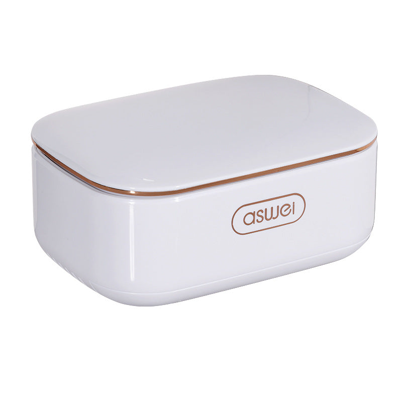 Flip-Top Soap Box Wall-Mounted Draining Soap Holder