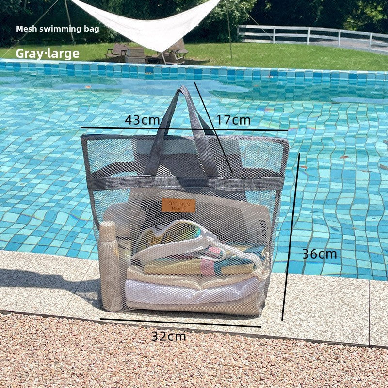 Large Capacity Mesh Beach Storage Bag